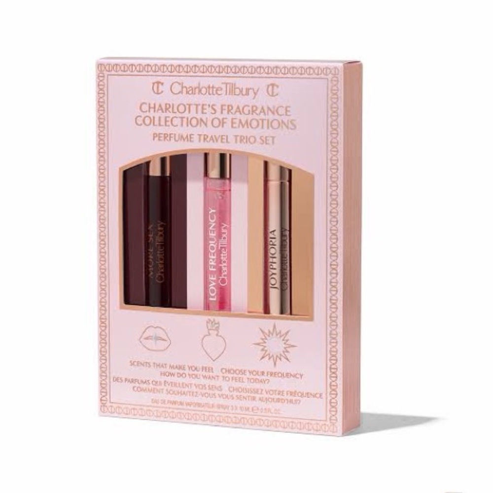 Charlotte Tilbury Fragrance Travel Trio Set - Pink, Gold, Brown